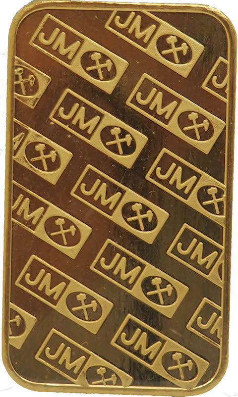 One Ounce Gold Bar Johnson Matthey