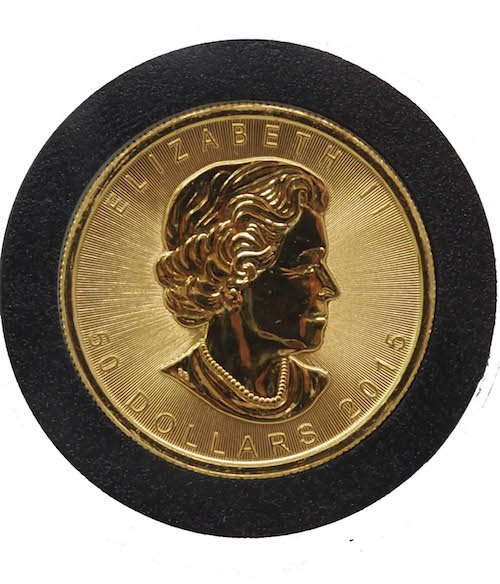 1/2 Oz Gold Royal Canadian Mint Maple Leaf Coin - Gold Coins Toronto